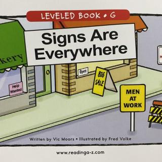 RAZ LevelG 807 - Signs Are Everywhere