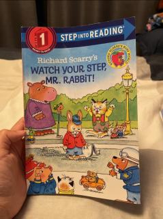 Watch your step, Mr. Rabbit!