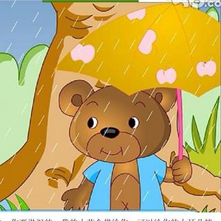 小熊的小花伞