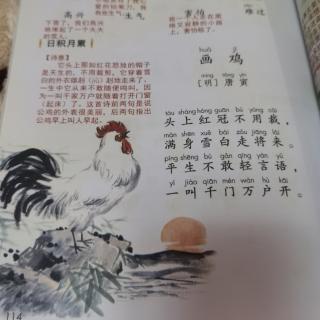 画鸡（明.唐寅）