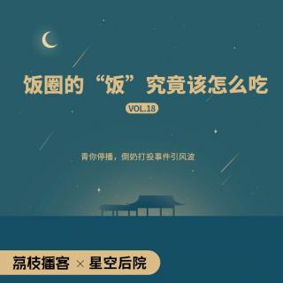 Vol.18 倒奶打投谁之过，饭圈的“饭”究竟该怎么吃？