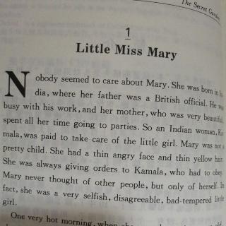 The Secret Garden 1-1 Little Miss Mary