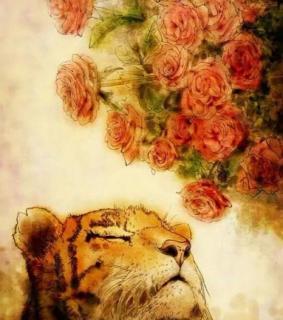 In me the tiger sniffs the rose…