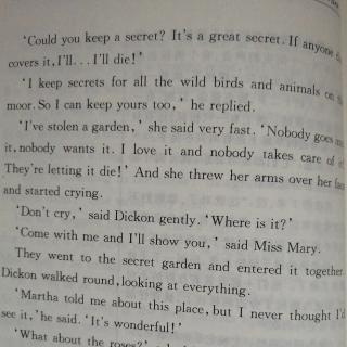 The Secret Garden 4-5 Meeting Dickon