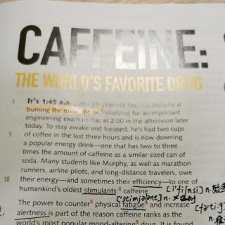 RE3-7A-Caffeine:The World's Favorite Drug