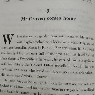 The Secret Garden 8-1 Mr Craven comes home