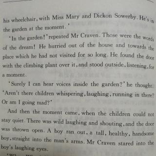 The Secret Garden 8-5 Mr Craven comes home