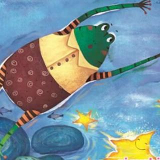 阳光灿烂幼儿园晚安故事——《小青蛙捉星星》