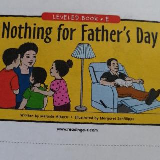 Nothing for Father's Day
