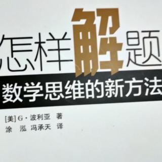 《怎样解题》进展与成绩