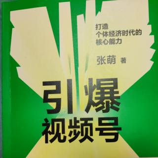 《引爆视频号》1--4