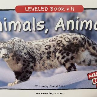 RAZ LevelH 802 - Animals, Animals