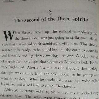 A Christmas Carol 3-1 The second of the three spirits