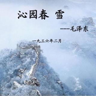 《沁园春.雪》毛泽东