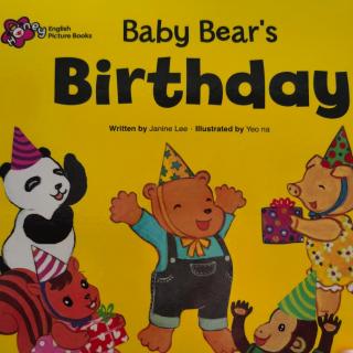 baby bear's birthday