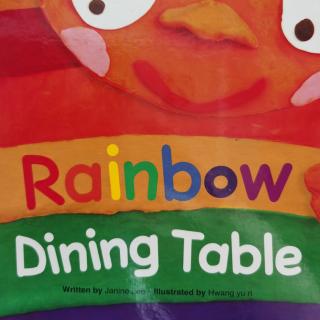 Rainbow dining table