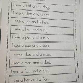 Sight word  see