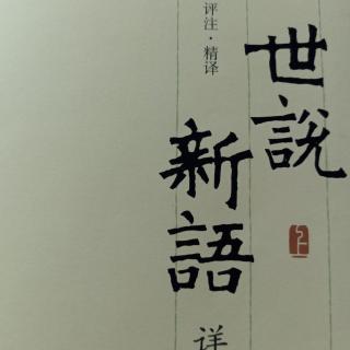 《世说新语》言语（4--6）