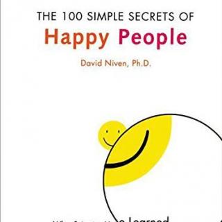 【读原版】The 100 Secrets of Happy People 18