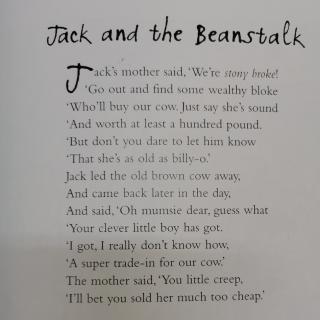 Jack and the beanstalk