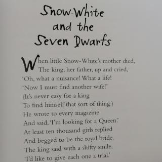 Snow-white and the  Seven Dwarfs