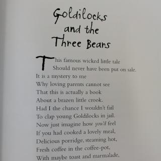 Goldilocks and the three beans