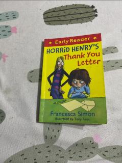 Horrid Henry's Thank You Letter