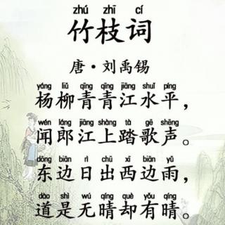 31 竹枝词（唐•刘禹锡）