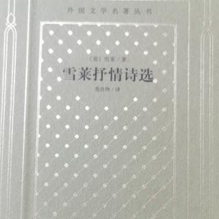 《雪莱抒情诗选》给云雀