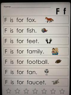 letter F