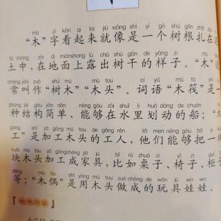 萌娃读《中国汉字故事》——木字的故事
