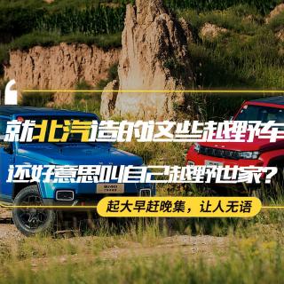 【熊仔说】就北汽造的这些越野车，还好意思叫自己“越野世家”？