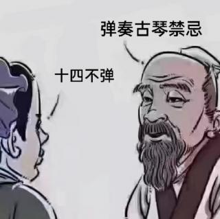 古琴十四不弹