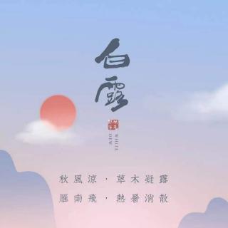 爱的阅读329天《白露：鸿雁南归，水月相逢》