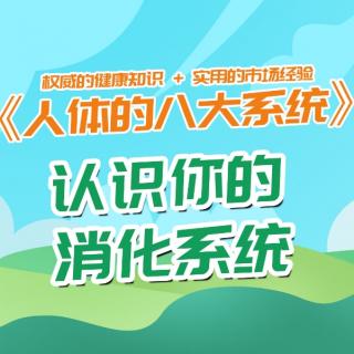 《人体的八大系统》认识你的消化系统