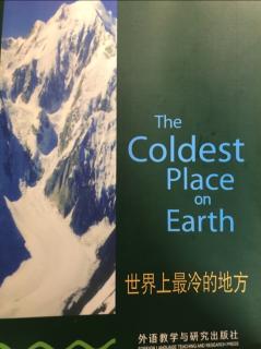 The coldest place on earth