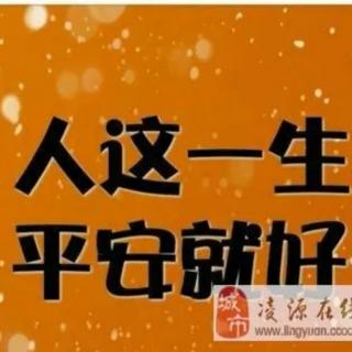 人这辈子，平安就好！作者：转载；主播：柳儿