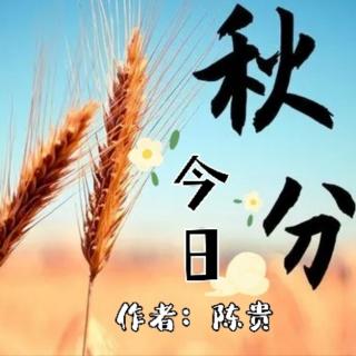 【今日秋分】作者：陈贵