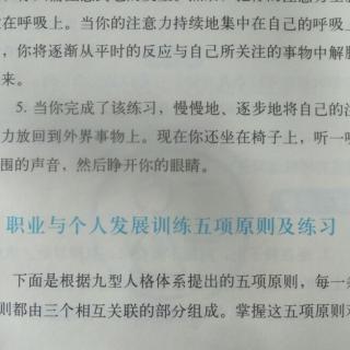 4.2职业与个人发展训练五项原则