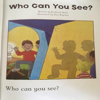 秋季学期 大班04 Who can you see