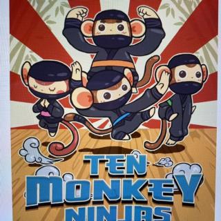 伴鱼绘本 LevelE - Ten Monkey Ninjas