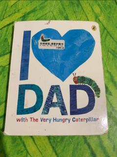 I love Dad with the very hungry caterpillar