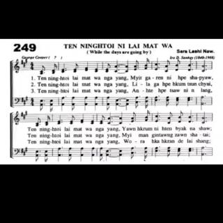 Hymn.249.Ten ning htoi ni lai mat tim