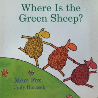 Where is the green sheep