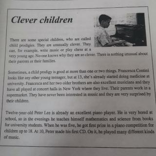 Clever children