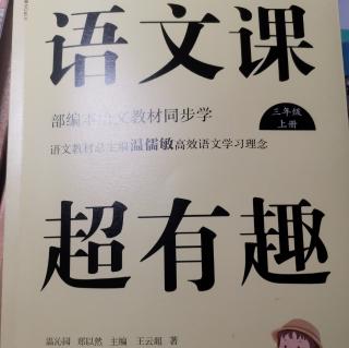 语文课超有趣三上：16花儿也要睡觉，金色的草地