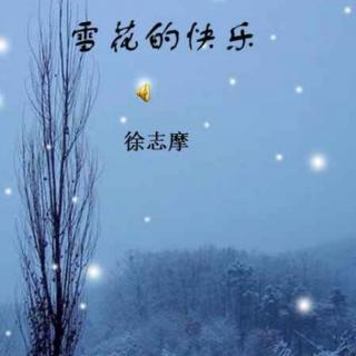 《雪花的快乐》🌻作者：徐志摩