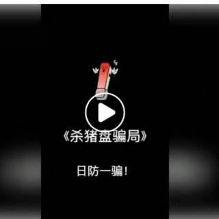 1.《杀猪盘骗局》日防一骗