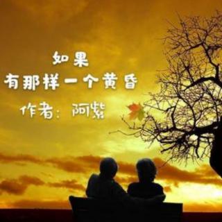 《如果有那样一个黄昏》作者：阿紫