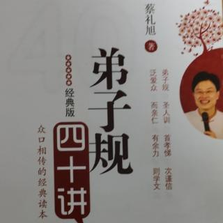 《弟子规四十讲》第二十四讲 以善心担当，自有善缘相助